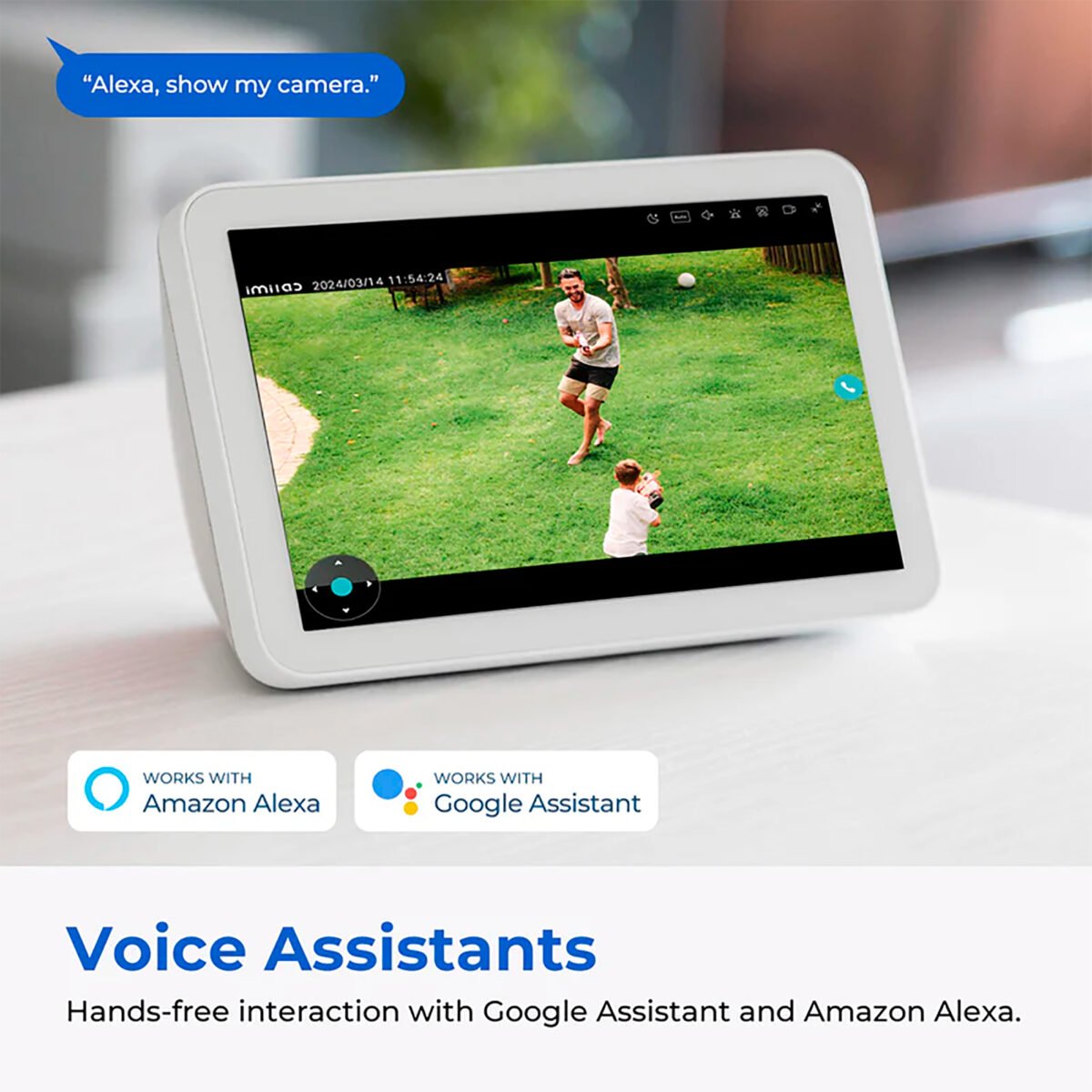 Cámara Inalámbrica Xiaomi Imilab Ec6 Día Noche Ip65 3K 360° - Imagen 3