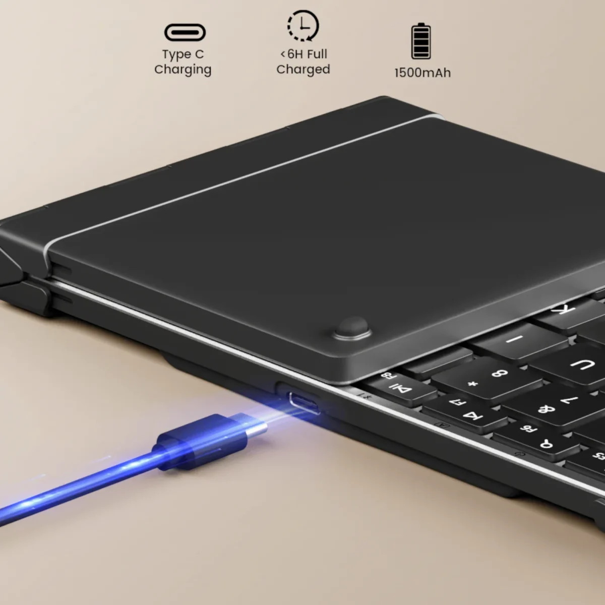 Teclado Retroiluminado Plegable Bluetooth ProtoArc Xk01-plus - Imagen 2