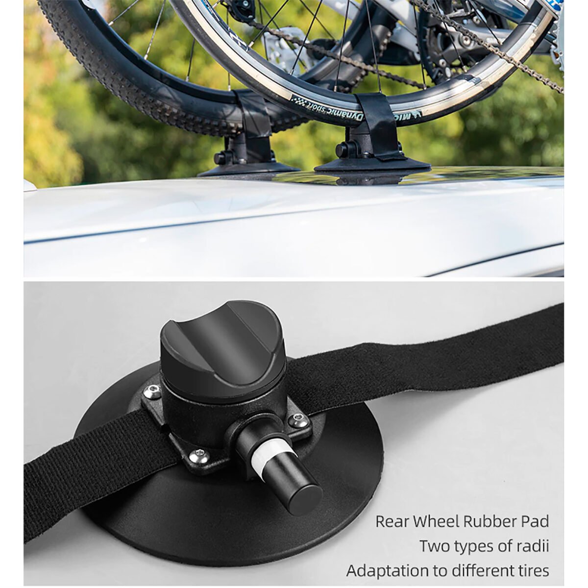 Porta 2 Bicicletas Para Techo De Auto Rockbros - Imagen 2