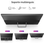 Monitor Portable YXK Pm1562 15,6'' 1080p Soporte Integrado