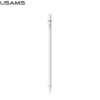 Lápiz capacitivo activo recargable Símil Apple Pen   Blanco  Sin clip  ZB057  USAMS