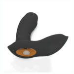 Vibrador Silicona Doble Estimulador con Control   Negro  YS-BE086 Adulto - Imagen 2