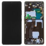 Display Samsung G998B/S21 Ultra 5G Comp. C/Marco Negro (GH82-26035A/26036A)