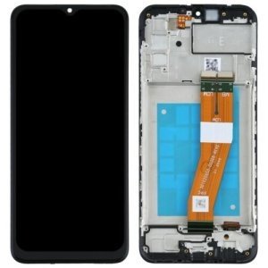 dlimgs.php_-10184.jpg Display Samsung A037G/A03s Comp. c/Marco Negro (GH81-21233A) 162 mm - Imagen 1