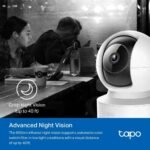 Cámara IP TAPO C222 2K   Inalámbrica / RJ45  Visión Nocturna  IA Avanzada  TP-LINK