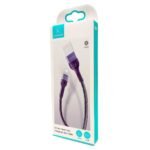 Cable de Datos USB A a Lightning   U55  1M  Negro  Forrado  SJ448  USAMS - Imagen 2
