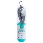 Cable de Datos USB A a Micro USB   U55  1M  Negro  Forrado  SJ450  USAMS - Imagen 2