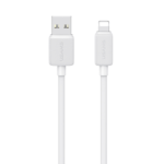 Cable de Datos USB A a Lightning   2.4A  3M  Blanco SJ699  USAMS