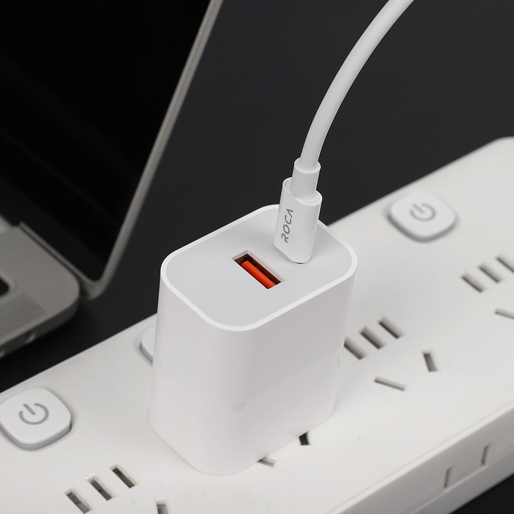 dlimgs.php_-10721.jpg Cable de Datos ROCA Power Delivery USB C a USB C 100cm 3A 60W Blanco 721324 - Imagen 1