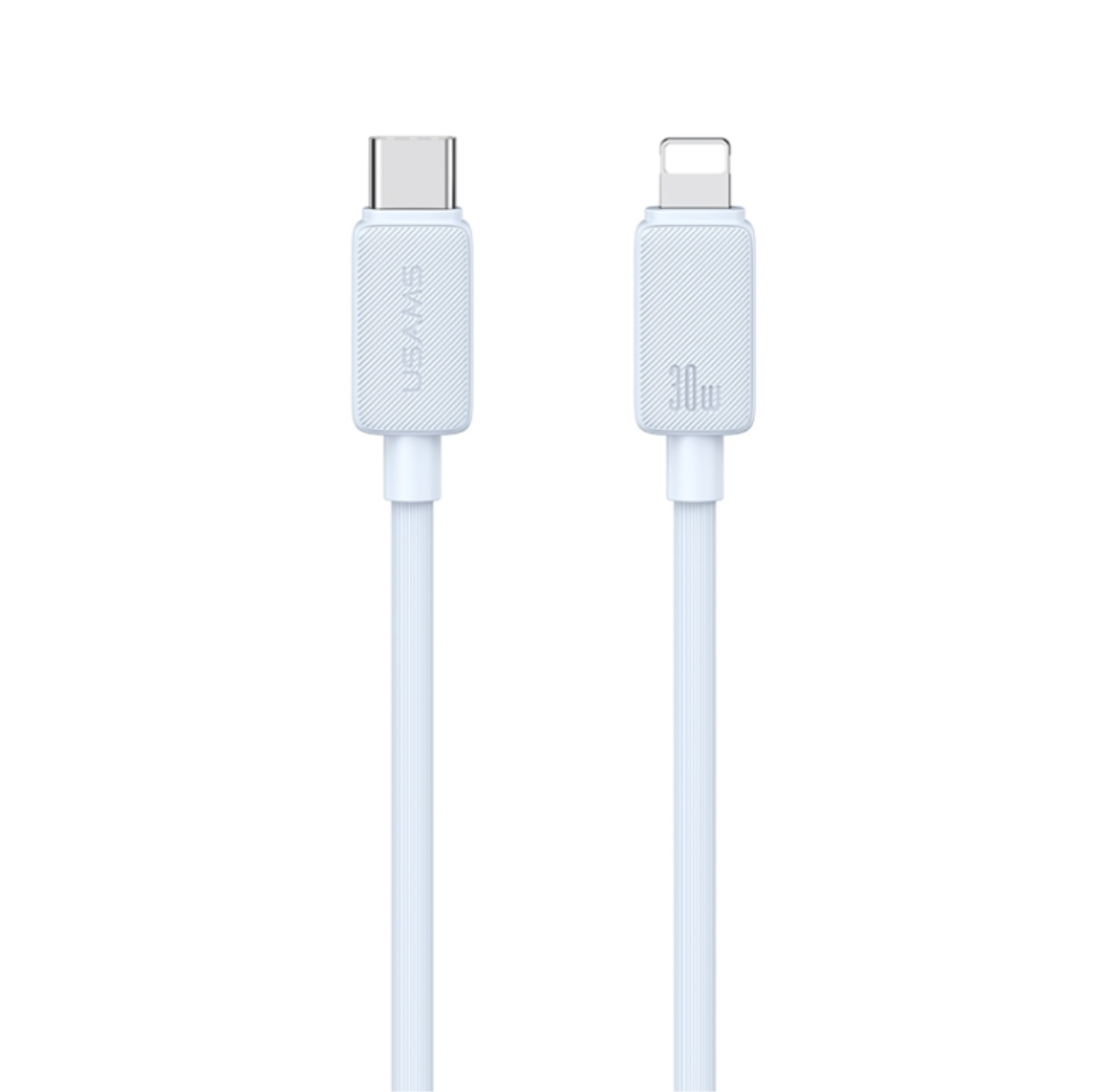 dlimgs.php_-1076.png Cable de Datos USB C a Lightning SJ697 30W 2M Celeste USAMS - Imagen 1