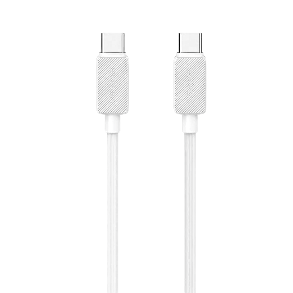 dlimgs.php_-1079.png Cable de Datos USB C a USB C SJ696 60W 2M Blanco USAMS - Imagen 1