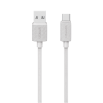 Cable de Datos USB A a USB C SJ693   3A  2M  Blanco  USAMS - Imagen 2