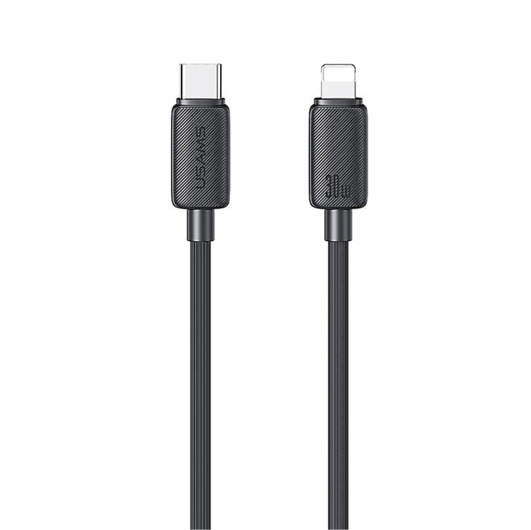 dlimgs.php_-1092.png Cable de Datos USB C a Lightning SJ692 1M Negro USAMS - Imagen 1