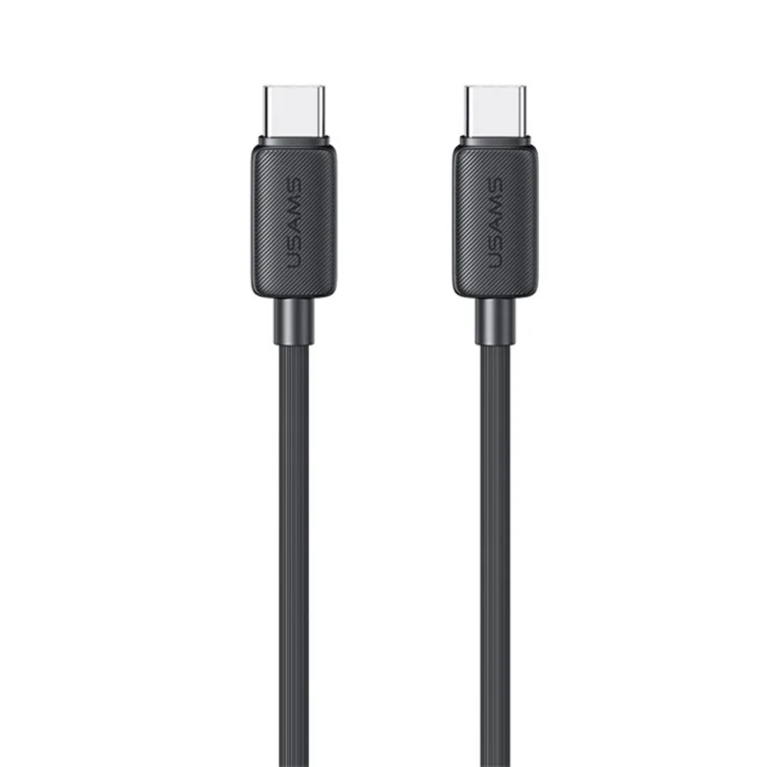 dlimgs.php_-1095.png Cable de Datos USB C a USB C SJ691 1M Negro USAMS - Imagen 1