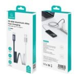 Cable de Datos USB C a USB C Bicolor   PD  60W  1.2M  Verde/Violeta  SJ756  USAMS - Imagen 3