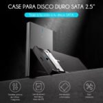 Caja para Disco Duro SATA de 2.5"   Cable USB 3.0 / Micro USB / Negro  KPAB0  Vention - Imagen 11