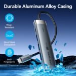 Estación de acoplamiento USB-C a HDMI/USB 3.0x3/USB 3.2 Gen 1 Tipo C/PD   Aluminio Gris  0.15M  TGMHB  Vention - Imagen 9