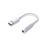 Adaptador de Audio USB-C a 3.5mm   Macho/Hembra / 0.1M / Blanco  BGIWA  Vention - Imagen 2