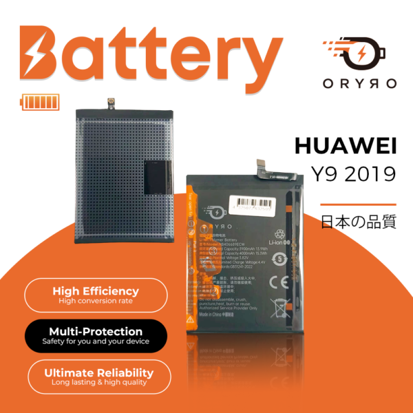 Batería para Huawei Y9 2019/Y8s   HB406689ECW  ORYRO