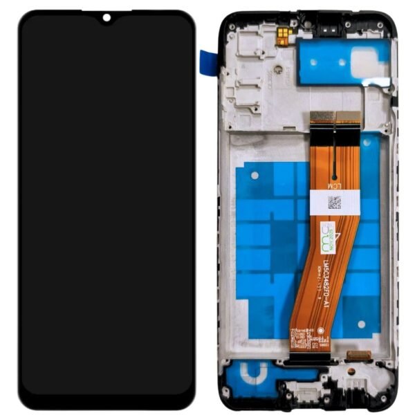 Display Samsung A025F/A025M/A02S Comp. c/Marco Negro (OLED)