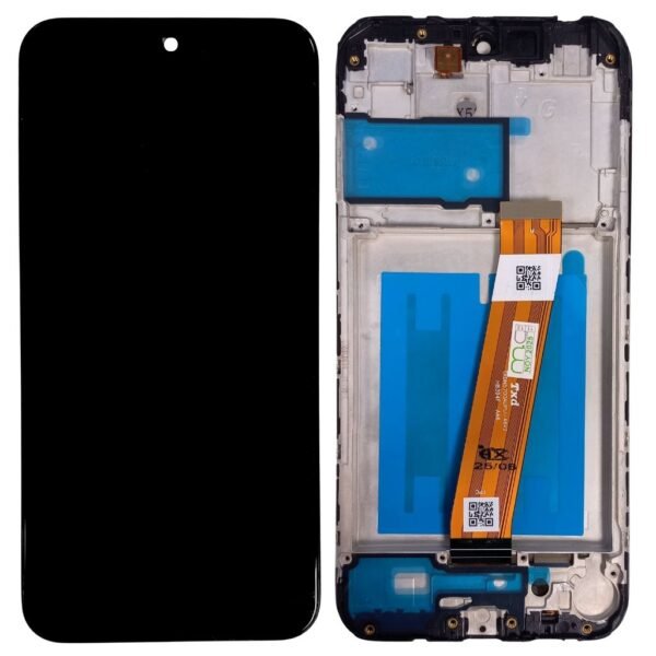 Display Samsung A015M/A015DS/A01 Comp. c/Marco Negro Conector Grande (OLED)