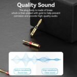 Conector Banana para Parlantes   x2 / Chapado en oro  BFDJ0-2  Vention