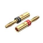 Conector Banana para Parlantes   x2 / Chapado en oro  BFDJ0-2  Vention - Imagen 5
