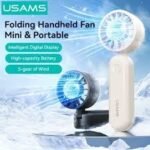 Mini Ventilador Portátil Plegable   1200mAh  Negro  ZB352  USAMS - Imagen 2