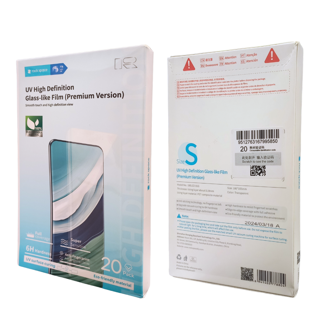 dlimgs.php_-1257.png (S) Pack 20 Láminas Curado UV HD Premium Tamaño S Rock Space 6941402778804 - Imagen 1
