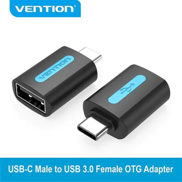 dlimgs.php_-1266.png Adaptador USB-C a USB OTG 3.0 Macho/Hembra / Negro CDUB0 Vention