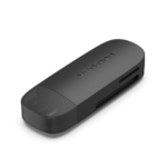 Lector de tarjetas SD+TF   USB-C 3.0 / Negro  CLHB0  Vention - Imagen 2