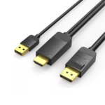 Cable HDMI a DP   Macho/ Macho  1.5M / Negro  ABJBG  Vention - Imagen 4