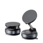 Soporte Vehicular c/Carga Magnética X68W    c/Ventosa  Plegable  Negro