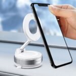 Soporte Vehicular Magnético 360° X68   c/Ventosa  Blanco