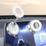 Soporte Vehicular Magnético 360° X68   c/Ventosa  Blanco - Imagen 2