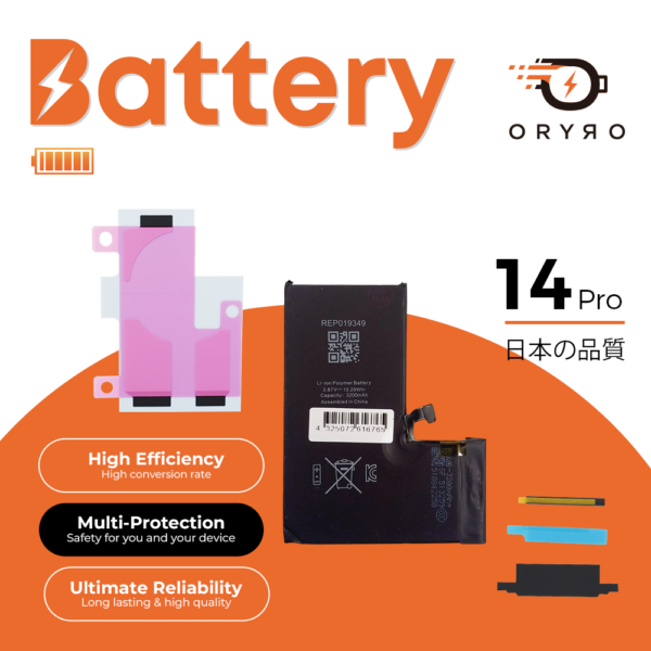 Batería para Apple iPhone 14 Pro   3200mAh  ORYRO