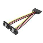 Cable Divisor SATA 15P 90° a 2*15P   Macho/Hembra  0.15M  KDBBB Vention - Imagen 3