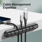 Organizador de Cables para Escritorio   p/7 Cables  Negro  KBSB0  Vention - Imagen 2
