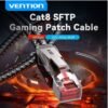 Cable de Red Gaming   Cat.8 SFTP / 1.5M / Gris  Zinc  IKMHG  Vention