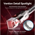 Cable de Red Gaming   Cat.8 SFTP / 1.5M / Gris  Zinc  IKMHG  Vention - Imagen 4