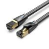 Cable de Red para Ingenieria   Cat.8  SFTP / 8M / Negro  IKFBK  Vention