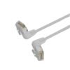 Cable de Red   Cat.6 UTP  Angulo Recto / Giro 360°/ 3M / Gris  IBOHI  Vention