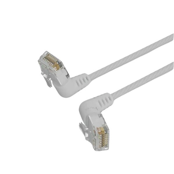 Cable de Red   Cat.6 UTP  Angulo Recto / Giro 360°/ 3M / Gris  IBOHI  Vention