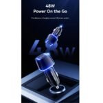 Cargador de Auto USB-C+USB-A   30W+18W  / Negro  FFRB0  Vention - Imagen 4