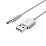 Cable DC Power USB-A a 3.5 mm x 1.35 mm    5V / 0.5M / Blanco  CEXWD  Vention - Imagen 3