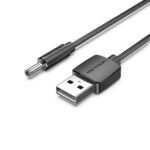 Cable DC Power USB-A a 3.5 mm x 1.35 mm    5V / 1M / Negro  CEXBF  Vention - Imagen 3