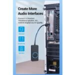 Adaptador de  Sonido Externo Stereo   Control de Volumen  1M  Negro  CDRBF  Vention - Imagen 5