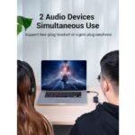 Adaptador de  Sonido Externo Stereo   Control de Volumen  1M  Negro  CDRBF  Vention - Imagen 6