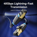 Cable de Red para Ingenieria   Cat.8  SFTP / 15M / Negro  IKFBK  Vention - Imagen 6