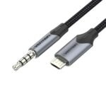 Cable de Audio Micro USB a 3.5mm   Macho/Macho / 5M / Negro  BDGBG Vention - Imagen 4